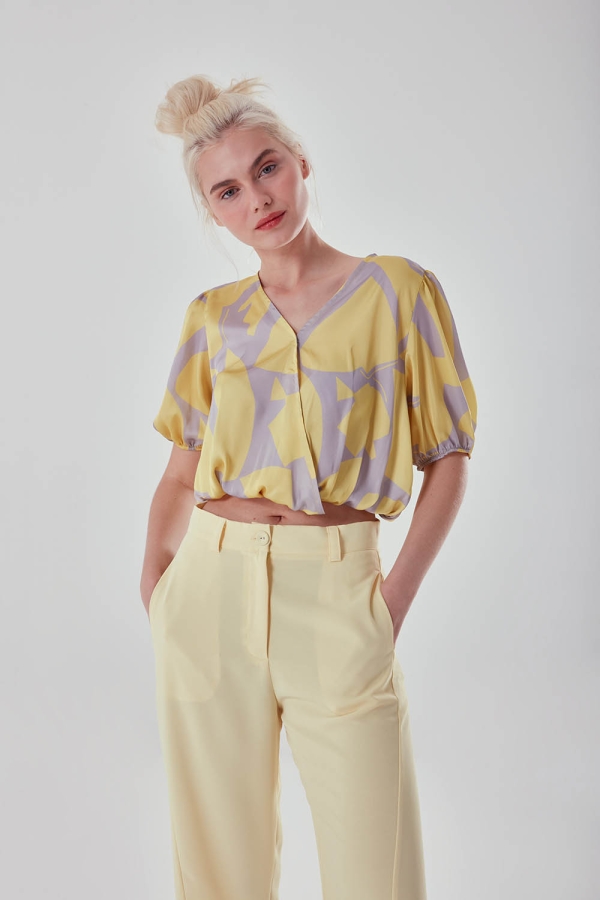 MZL - Beli Lastikli Mix Bluz